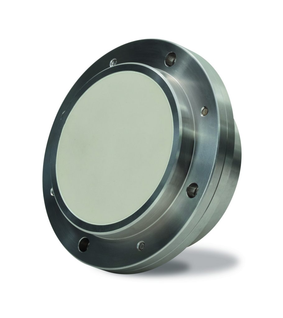 Sensor is made of stainless steel with a poly or ceramic sensor face